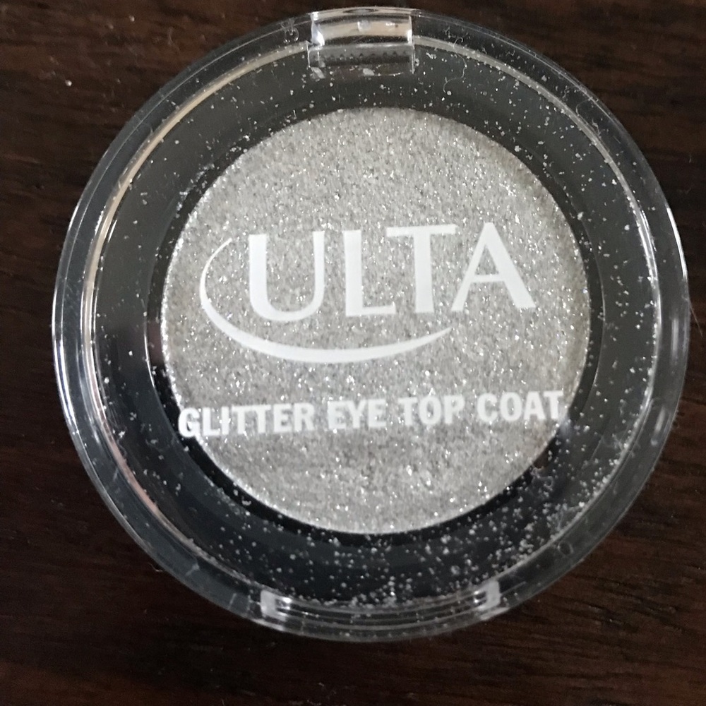 Ulta glitter eye top coat eye shadow, color: put a ring on it silver
